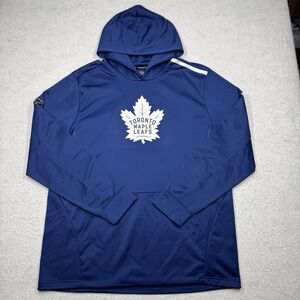 Toronto Maple Leafs Hockey Fanatics NHL Authentic Pro Hoodie Blue Men's Size XXL